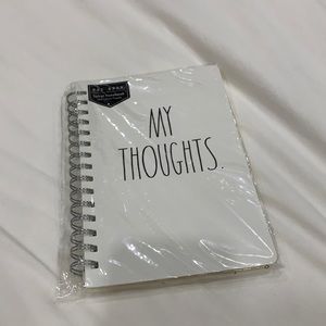 Rae Dunn spiral notebook “my thoughts”
